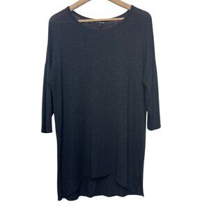 WANTABLE | Women's Black Casual Loose Knit Sweater Dress or Tunic | Size L